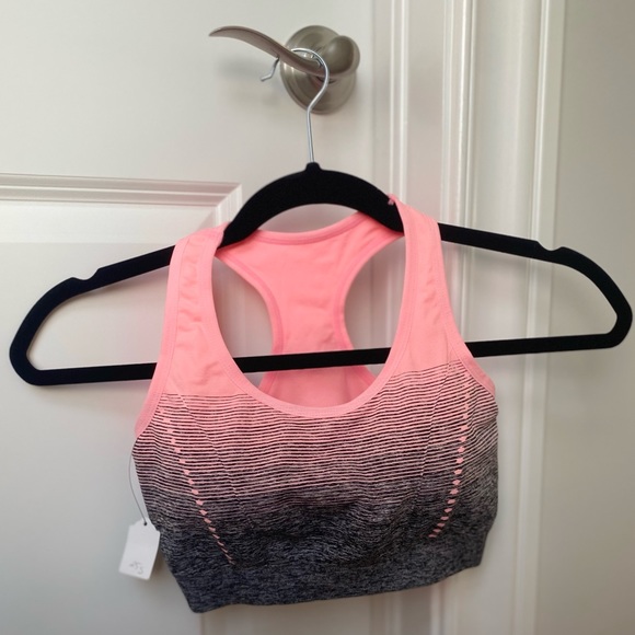 Sports Bra Pink and Black Small Medium NWT - Picture 6 of 8